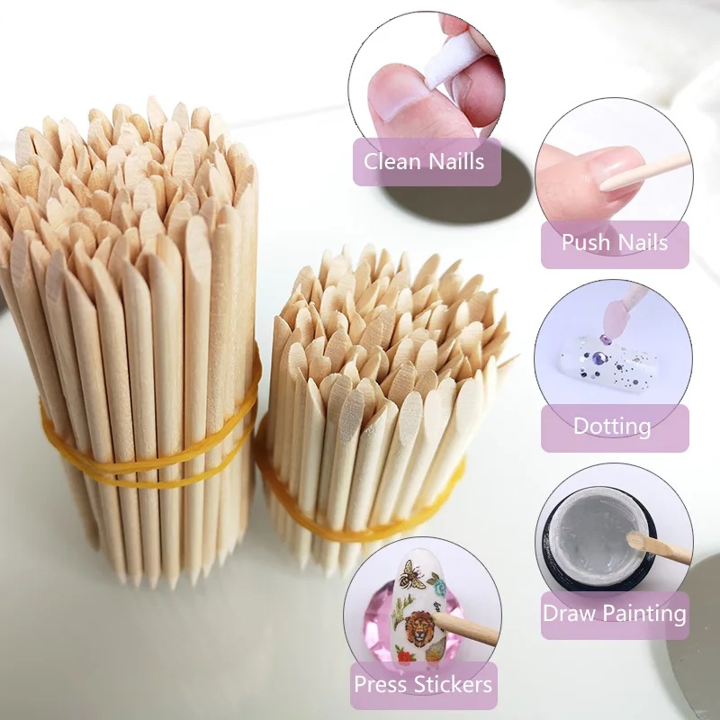 10-30pcsNail Cuticle Pusher Or - Nail Art Orange recension och pris