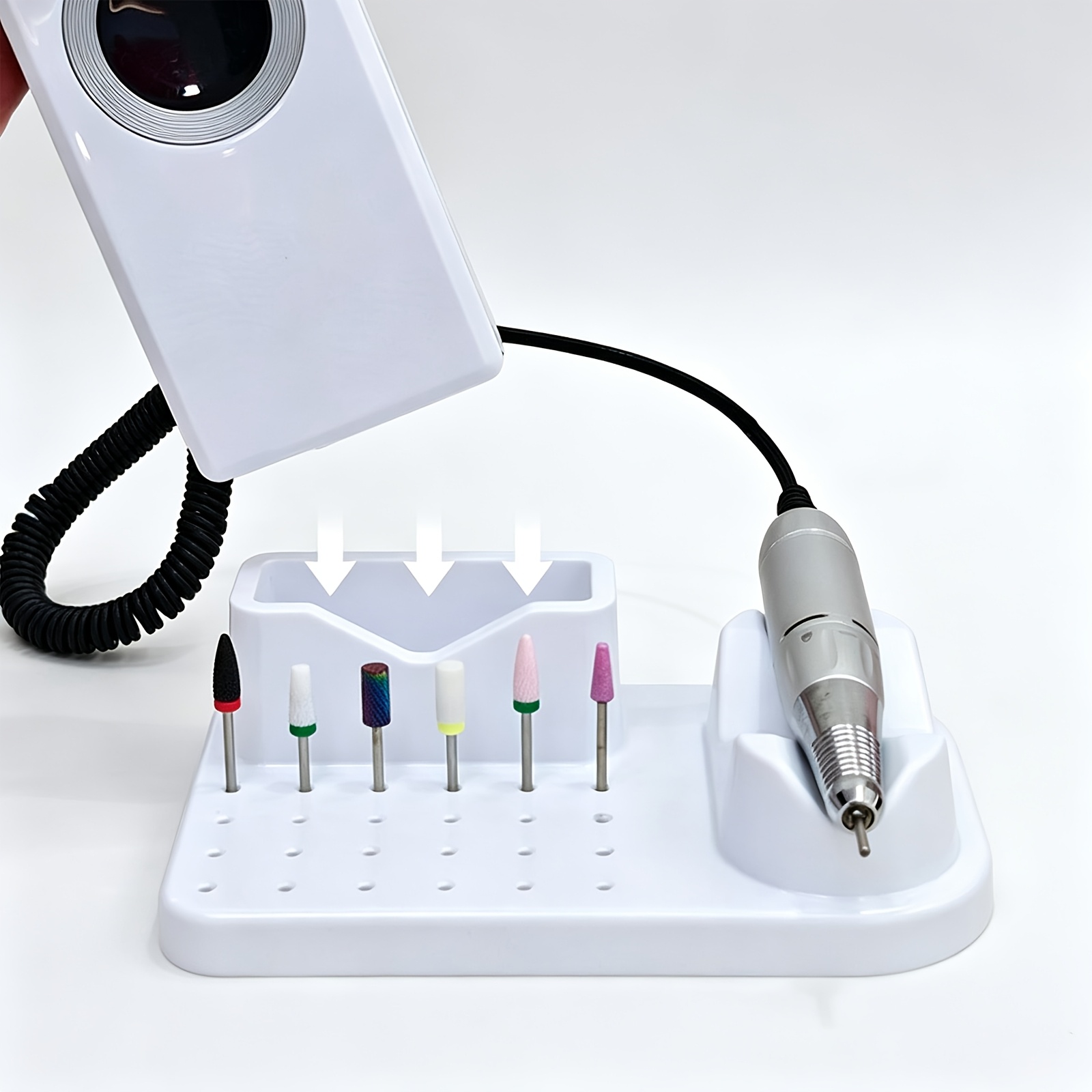 Nail Drill Bit Holder and Orga - Nail Drill Machine recension och pris