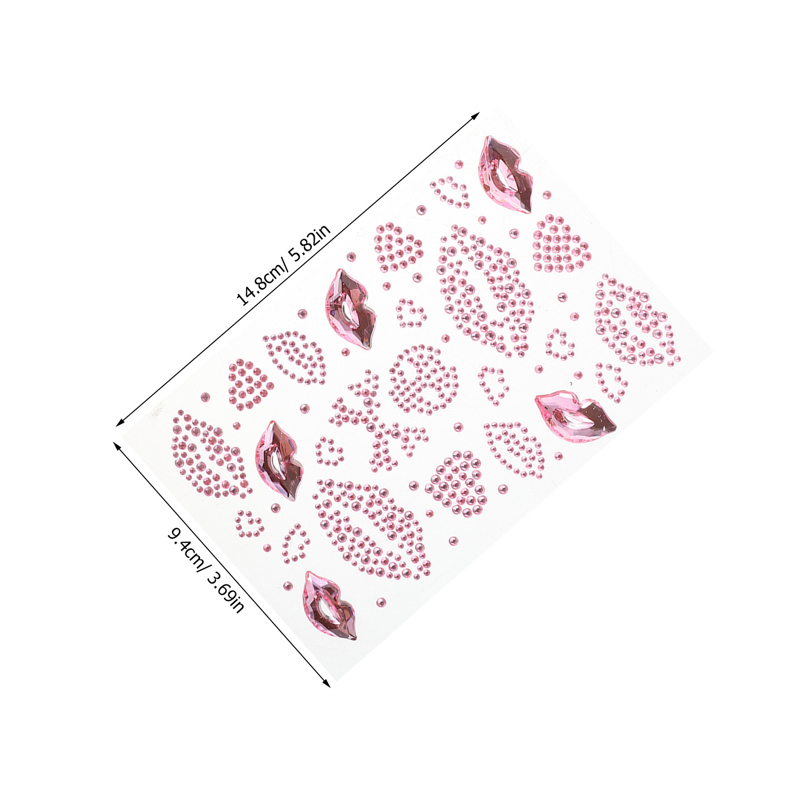 10Sheets Valentines Day Rhines - Nail Art Valentines Day recension och pris