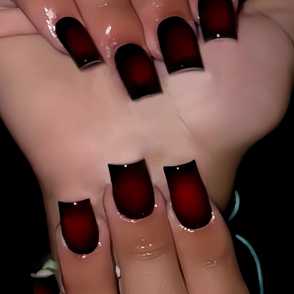 Short Square fake nails for wo - Nail Art Pink recension och pris