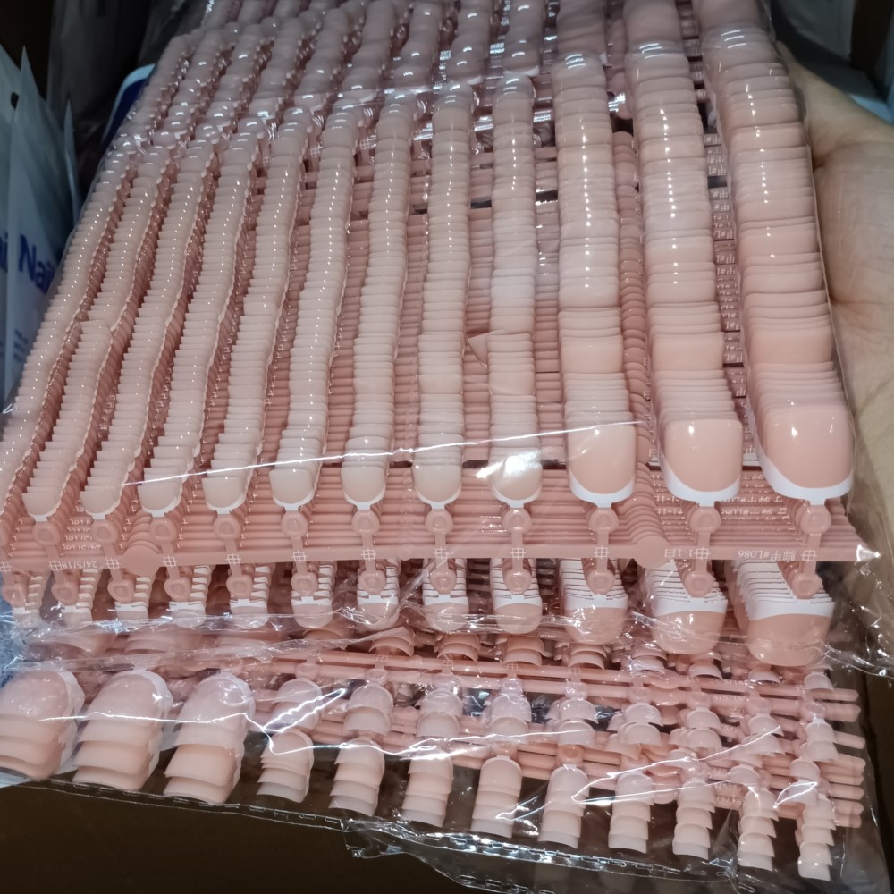 120pcs Square ToeNail Tips - S - Nail Art Pink recension och pris