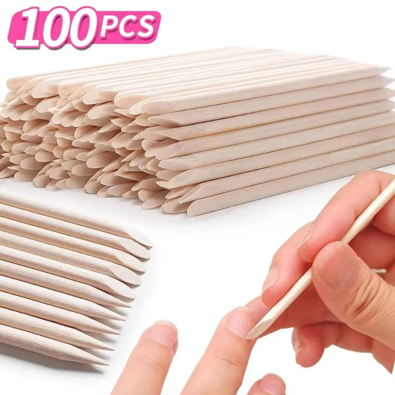 2026 50/100pcs Nail Art Pusher - Nail Art Orange recension och pris